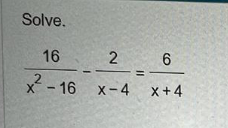 solve for x 2x 2 4x 16 0