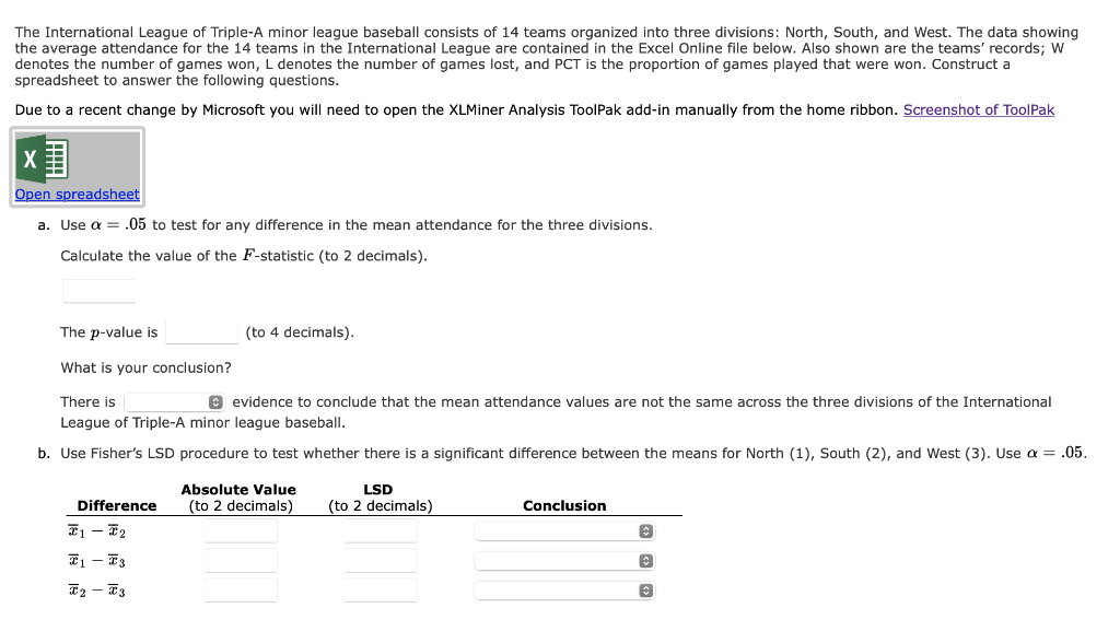 ✓ Solved: Applications The International League of Triple-A minor