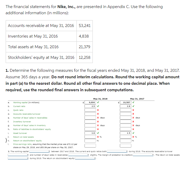 Nike inc 2024 financial statements 2017