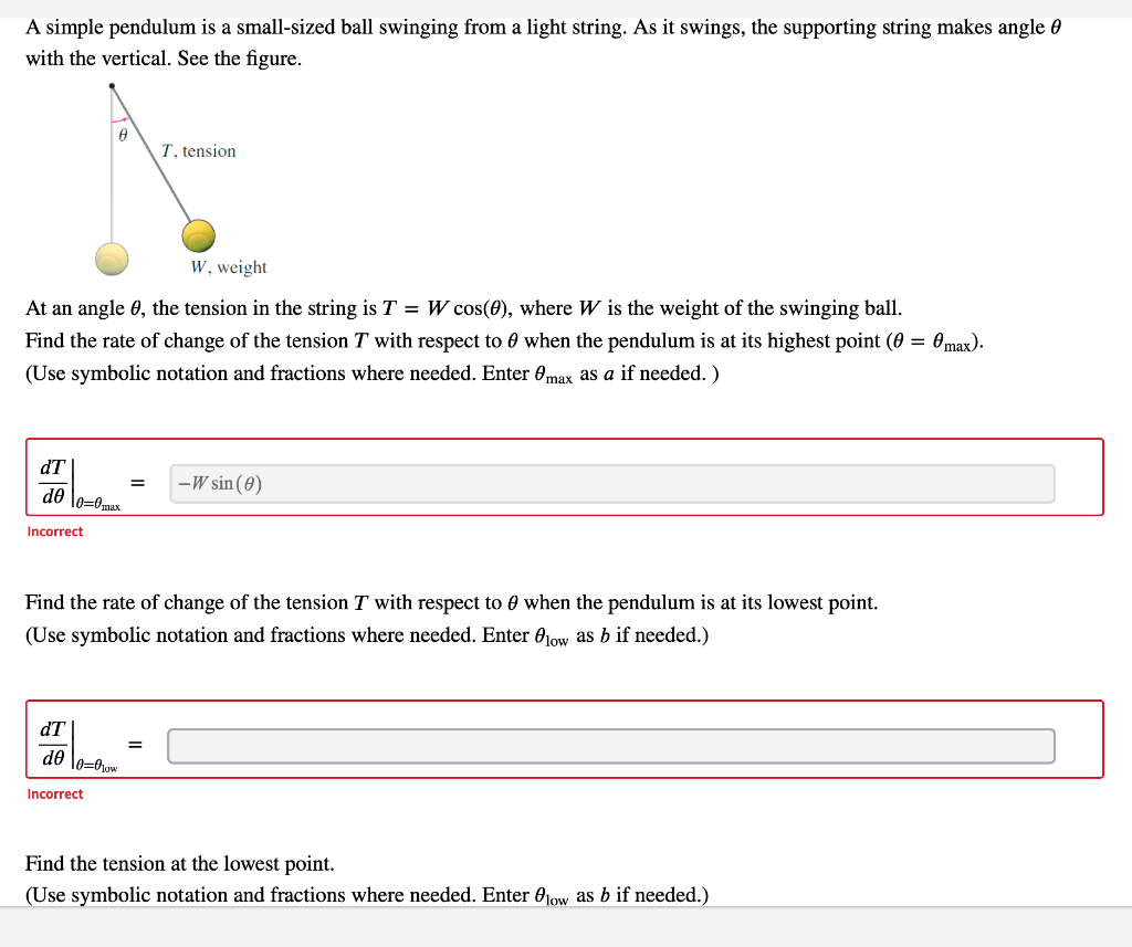 Solved A Simple Pendulum Is A Small-sized Ball Swinging From | Chegg.com