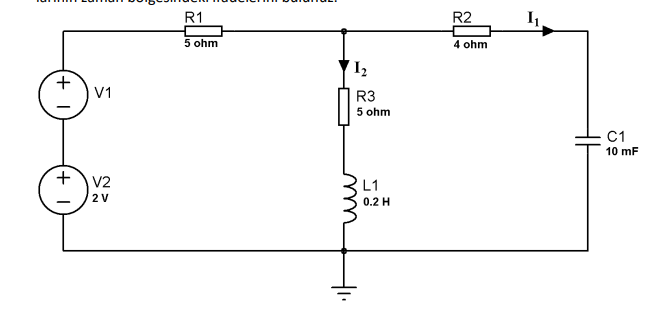 find ı1 and ı1 in time domain | Chegg.com