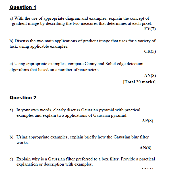 Solved Question 1 a) With the use of appropriate diagram and | Chegg.com
