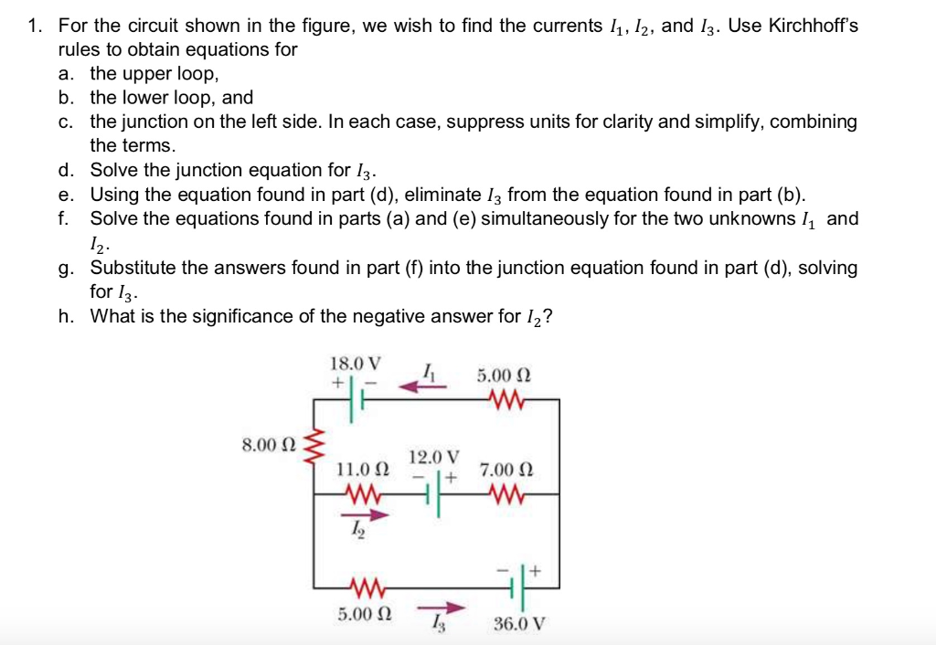 Solved 1. For the circuit shown in the figure, we wish to | Chegg.com