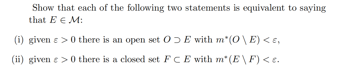 Solved Show that each of the following two statements is | Chegg.com