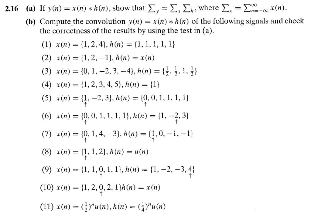 Solved 2 16 A If Y N X N H N Show That I {x In