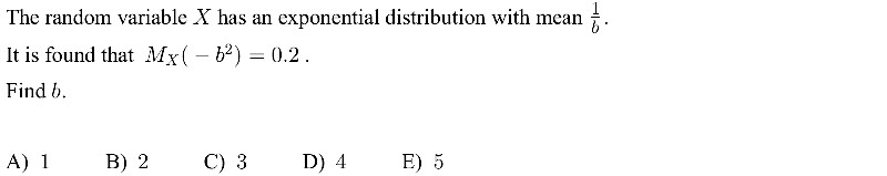 Solved The random variable X has an exponential distribution | Chegg.com