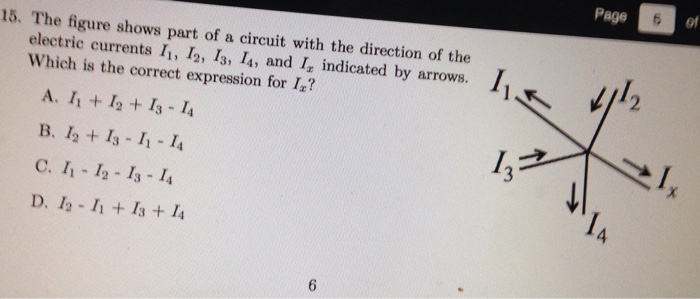 Solved Page of 15. The figure shows part of a circuit with | Chegg.com