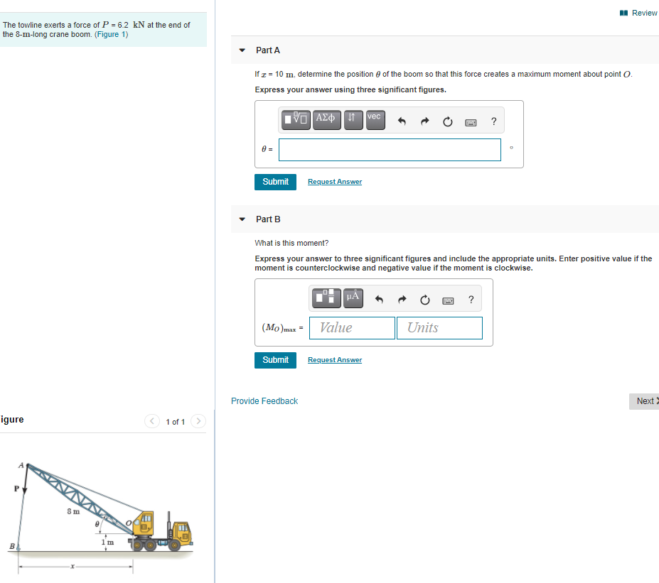 Solved Consider The Force Shown In (Figure 1). Part A | Chegg.com