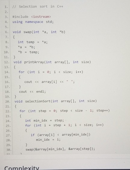 Solved: How to do in c++:Here is the bubble sort algorithm