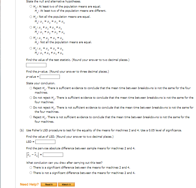 Solved To test for any significant difference in the number | Chegg.com