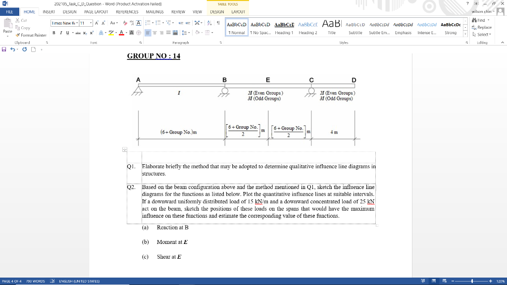 Solved 202105_Task_C_D_Ouestion - Word (Product Activation | Chegg.com