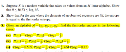 Solved 1. Suppose X is a random variable that takes on | Chegg.com