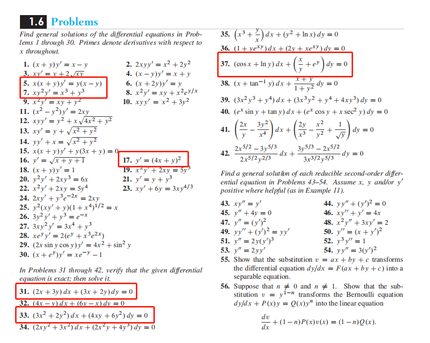 X Y 2x 3y2 2 Y 41 Y 3 1 6 Problems Find Chegg Com