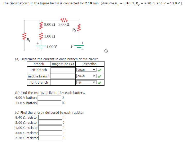 Solved The circuit shown in the figure below is connected | Chegg.com