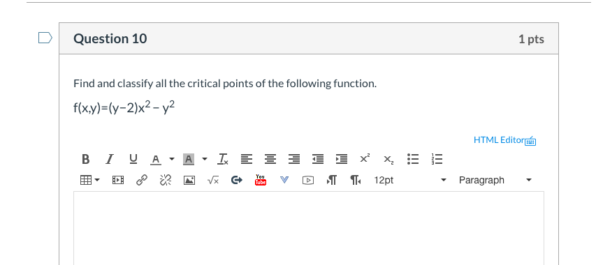 Solved Question 10 1 Pts Find And Classify All The Critic Chegg Com