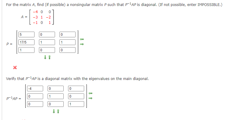 Solved For The Matrix A Find If Possible A 0209