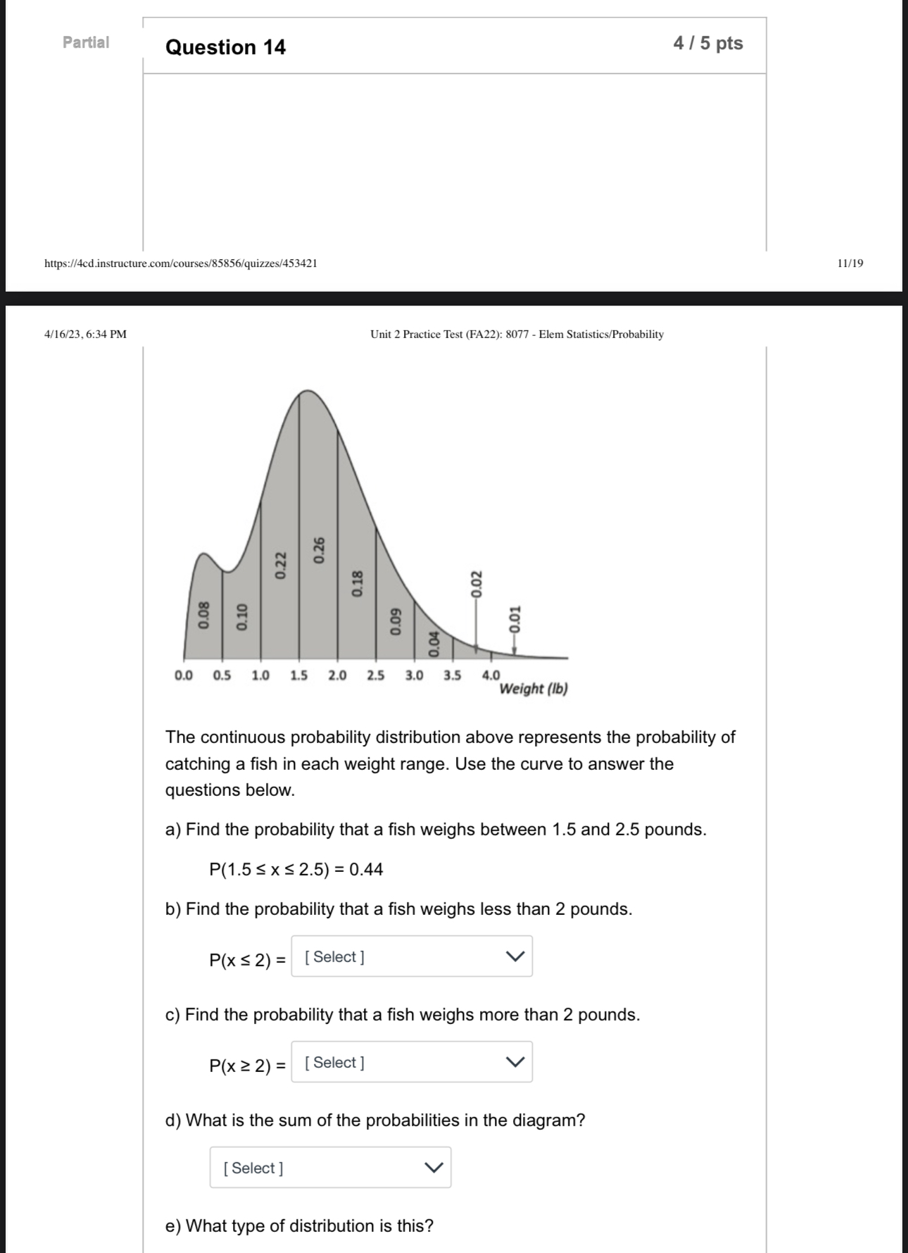 Solved https://4cd.instruc 4/16/23,6:34PM Unit 2 Practice | Chegg.com