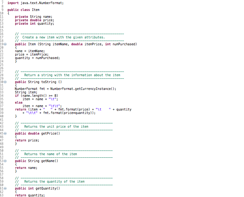 Solved In this exercise you will implement a shopping cart | Chegg.com