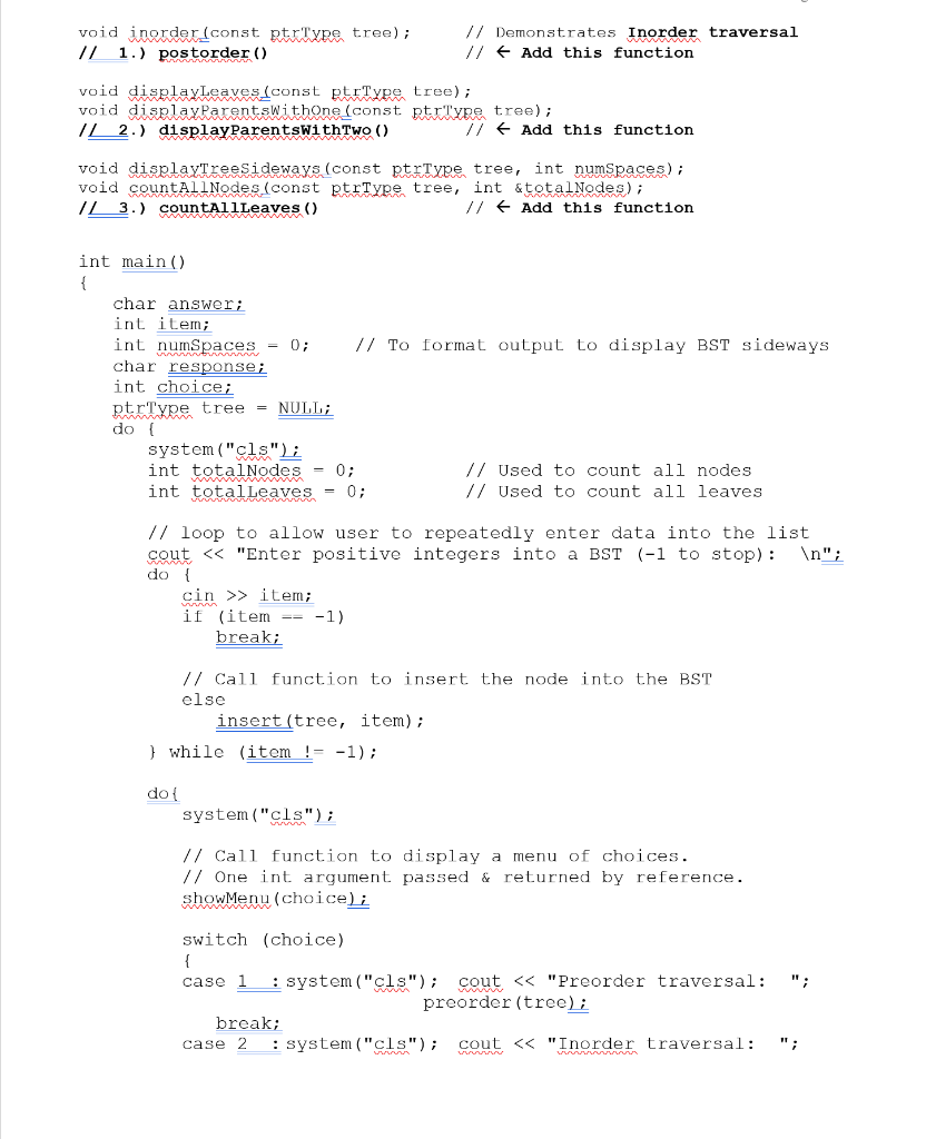 Solved Page 1 of 10 2 points Extra Credit - BST | Chegg.com