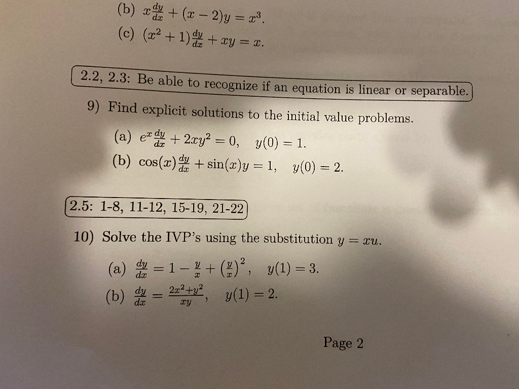 Solved B Cod X 2 Y 2 C X2 1 Xy 2 2 2 Chegg Com