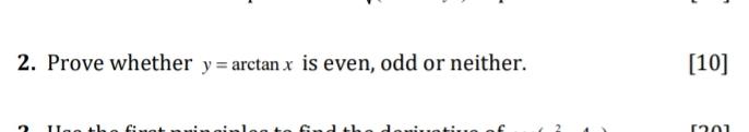 solved-2-prove-whether-y-arctan-x-is-even-odd-or-chegg