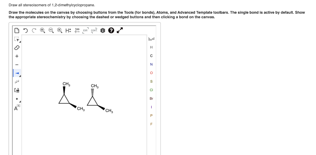 Solved Draw all stereoisomers of 1,2-dimethylcyclopropane. | Chegg.com