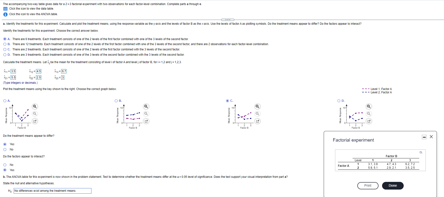 The accompanying two-way table gives data for a 2x3 | Chegg.com