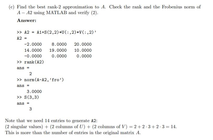 Solved Image Compression Exercises Instructions: The | Chegg.com