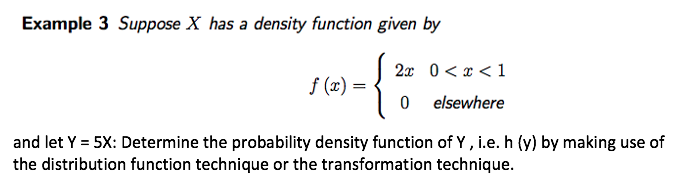 Solved Example 3 Suppose X has a density function given by f | Chegg.com