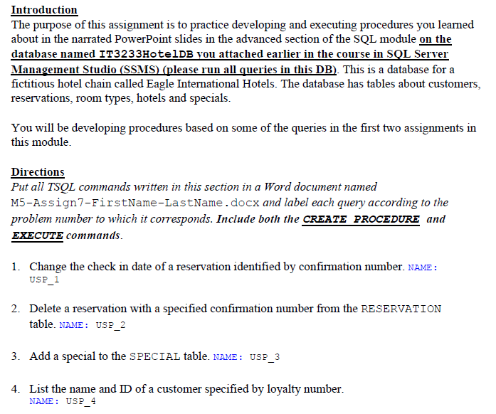 Solved Introduction The purpose of this assignment is to | Chegg.com