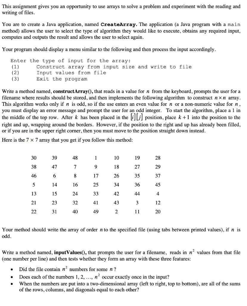 This assignment gives you an opportunity to use | Chegg.com