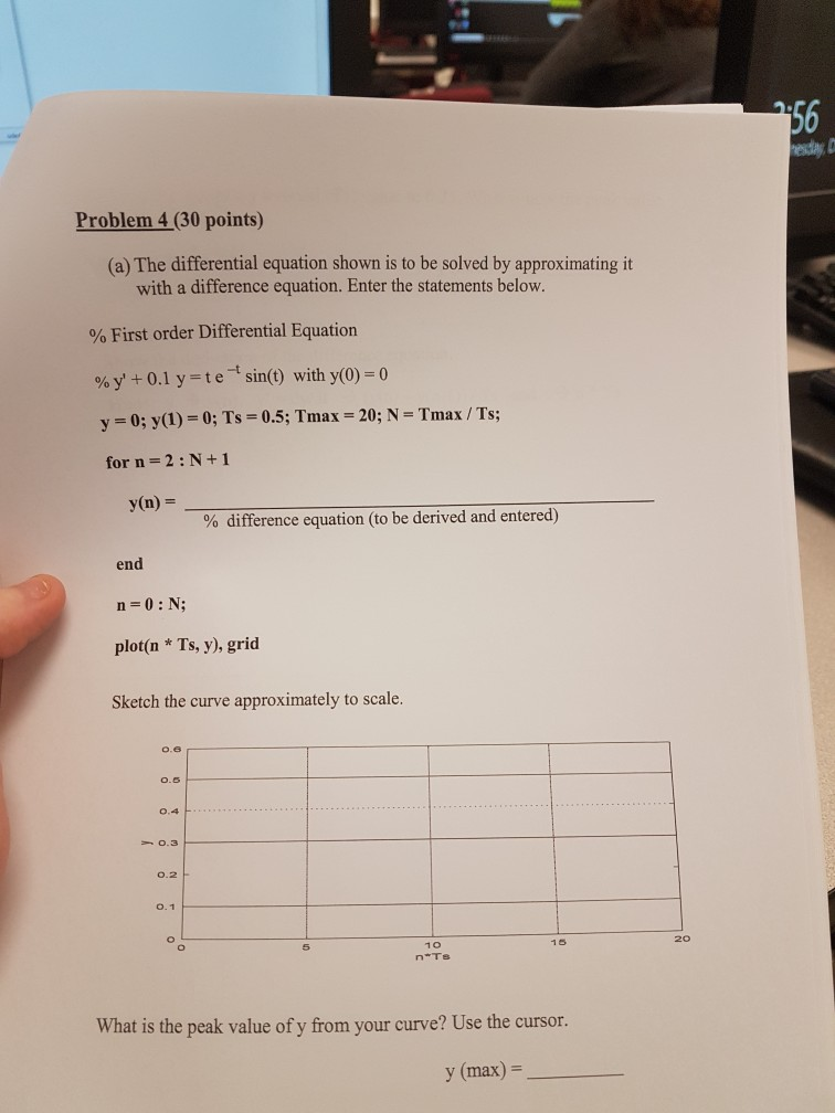 Solved 56 Problem 4 (30 points) (a) The differential | Chegg.com