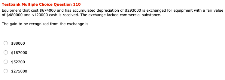 Solved Testbank Multiple Choice Question 110 Equipment that | Chegg.com