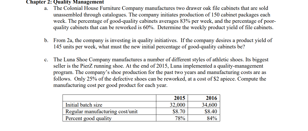 Solved pter 1 Operations Strategy Brownstown Post Office is