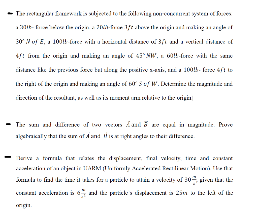 Solved - The rectangular framework is subjected to the | Chegg.com