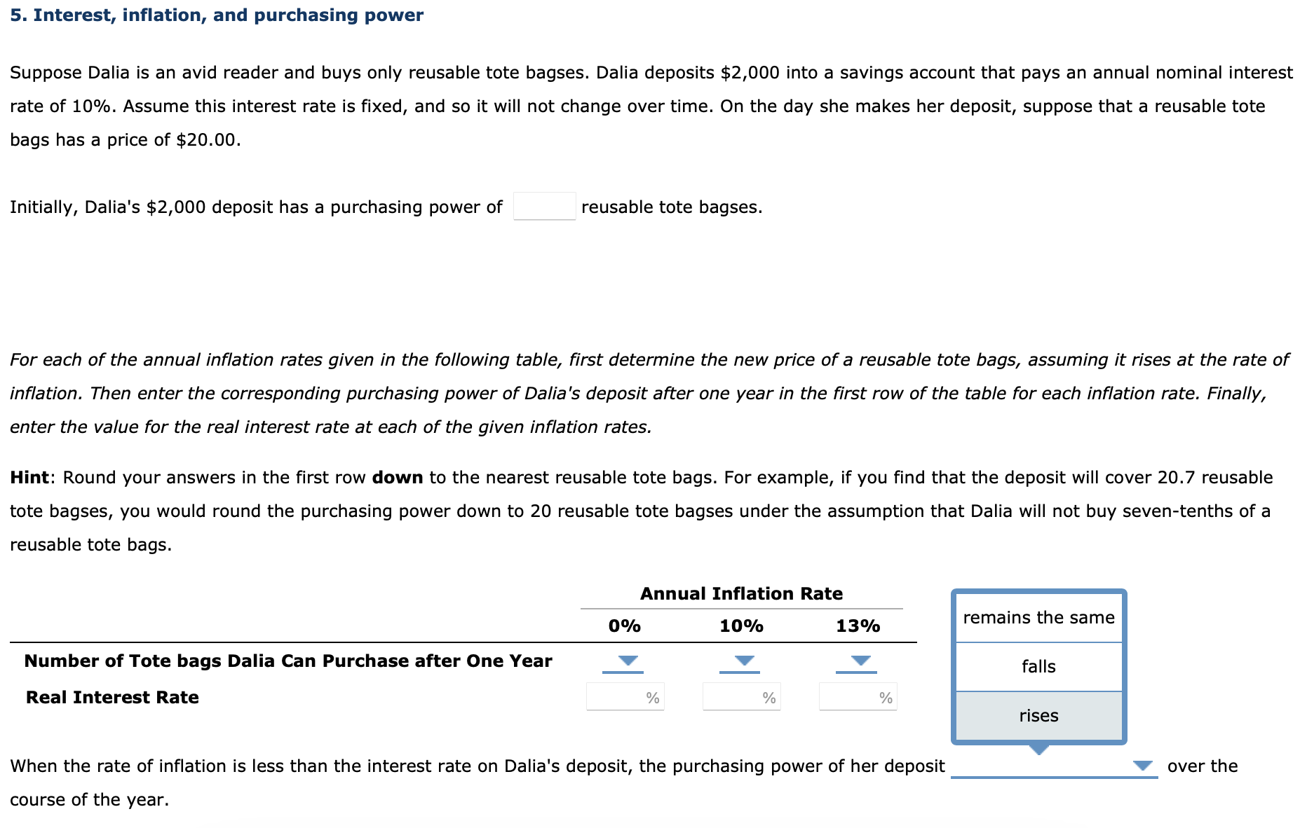 Solved Suppose Dalia is an avid reader and buys only