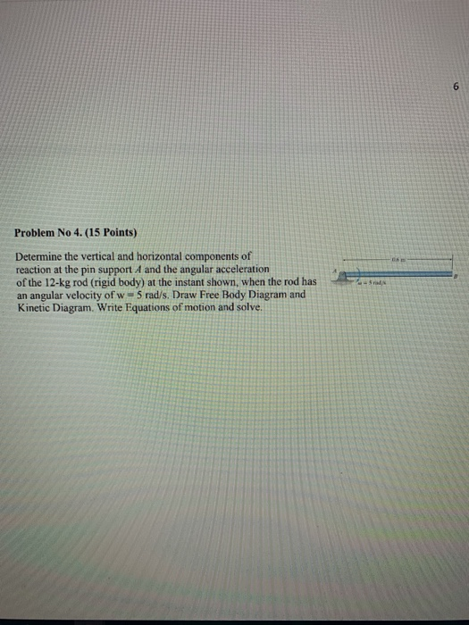 Solved Problem No 4. (15 Points) Determine the vertical and | Chegg.com