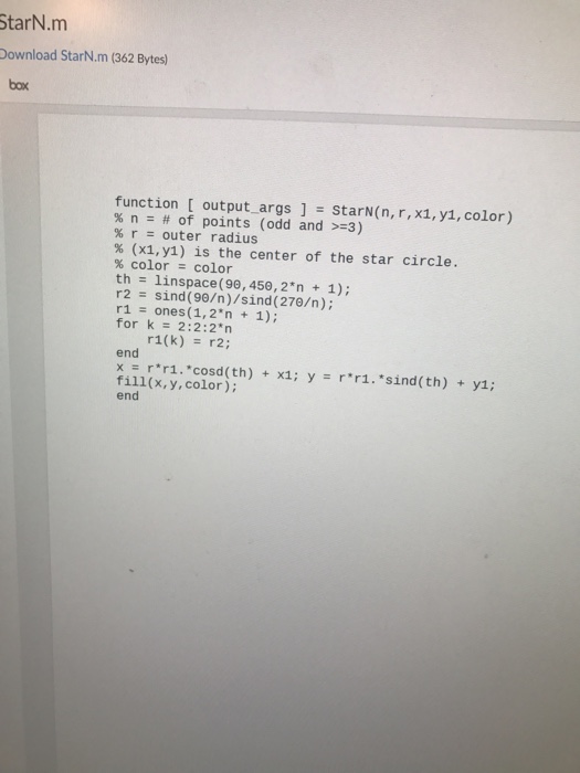 Solved Using matlab to draw the US flag，There are two sample