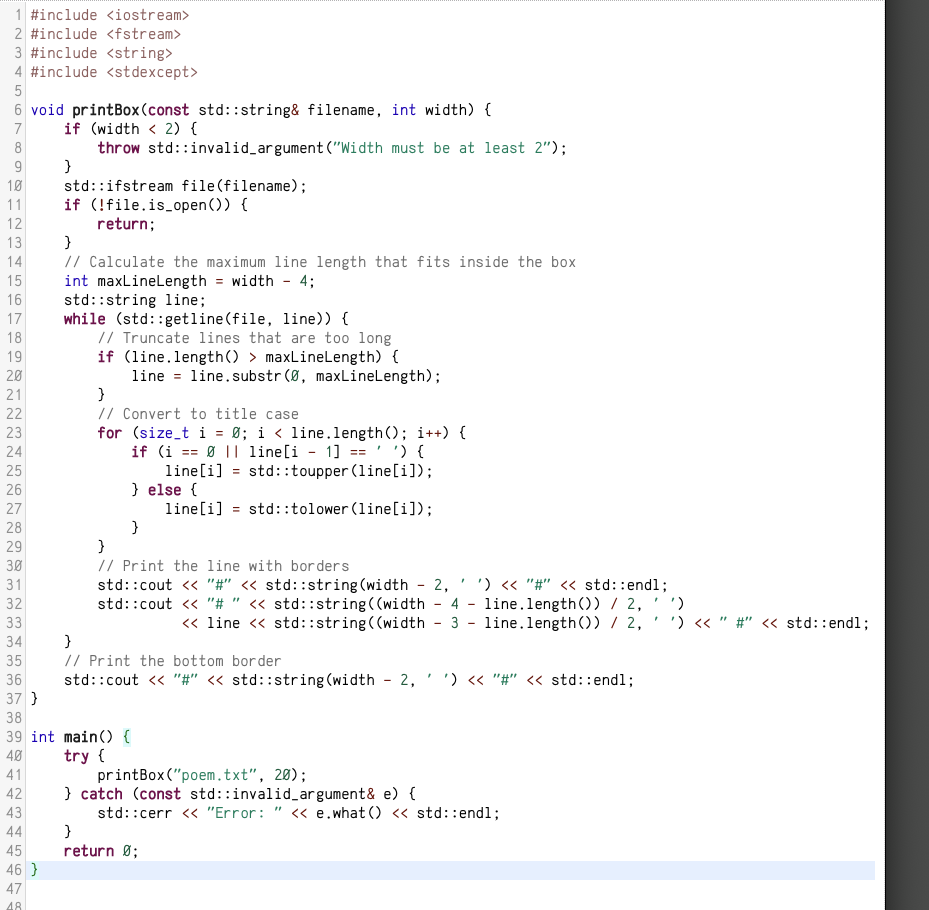 Solved Can someone please fix my code in C++? The following | Chegg.com