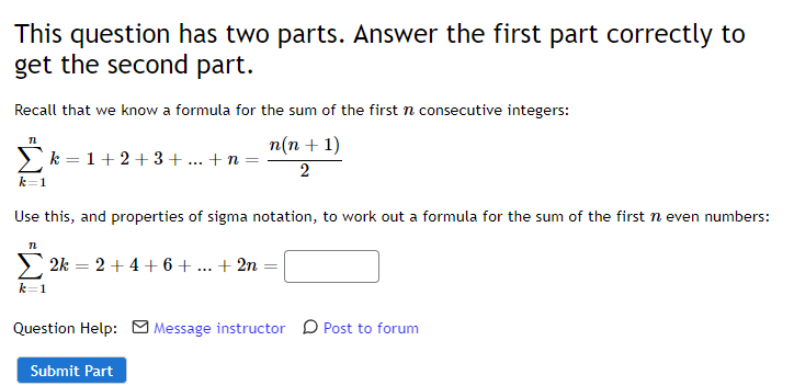 Solved This question has two parts. Answer the first part | Chegg.com