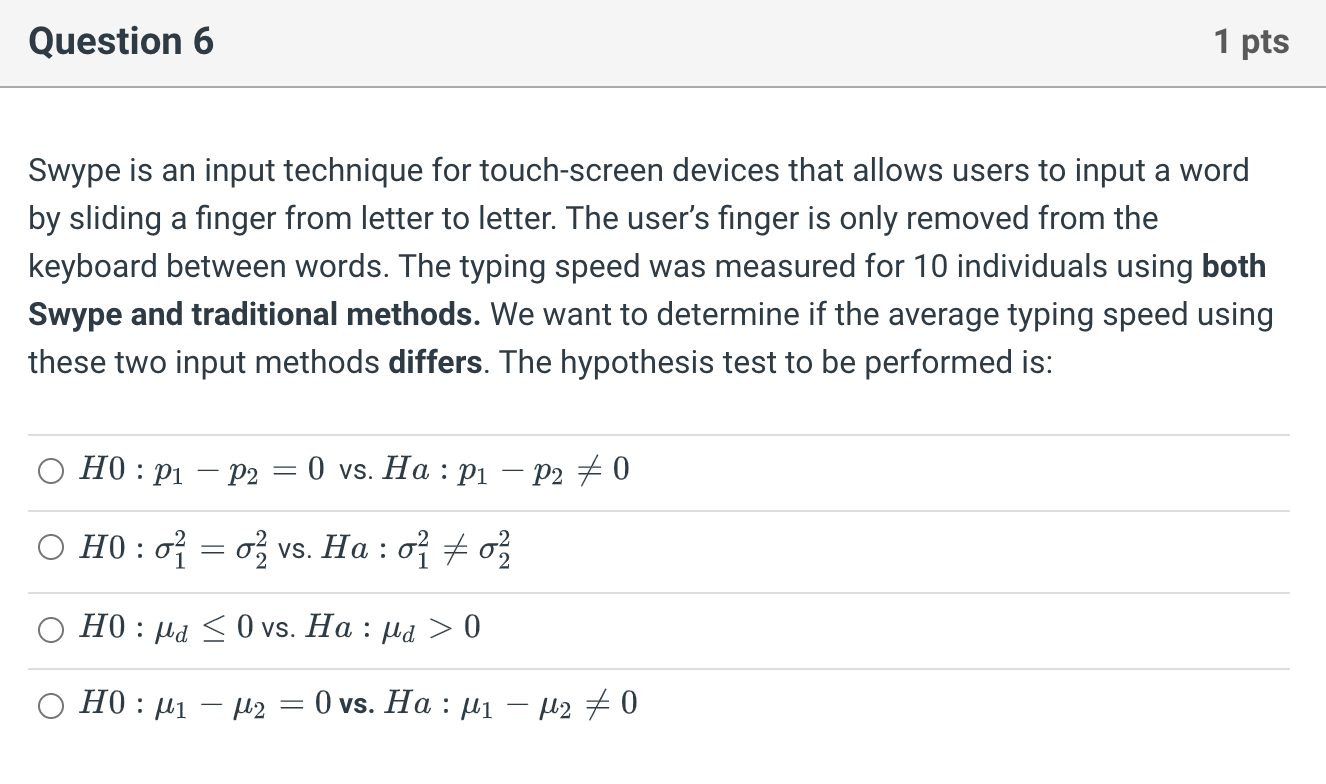 Solved Swype is an input technique for touch-screen devices | Chegg.com