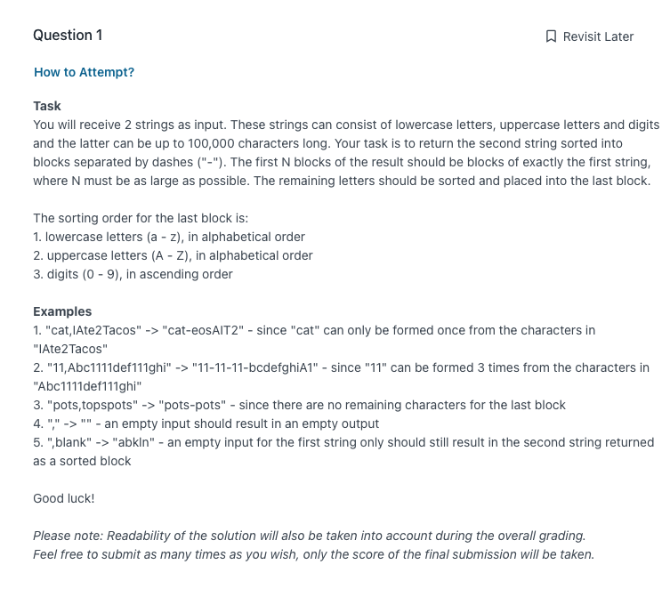 Solved How to Attempt? Task You will receive 2 strings as | Chegg.com