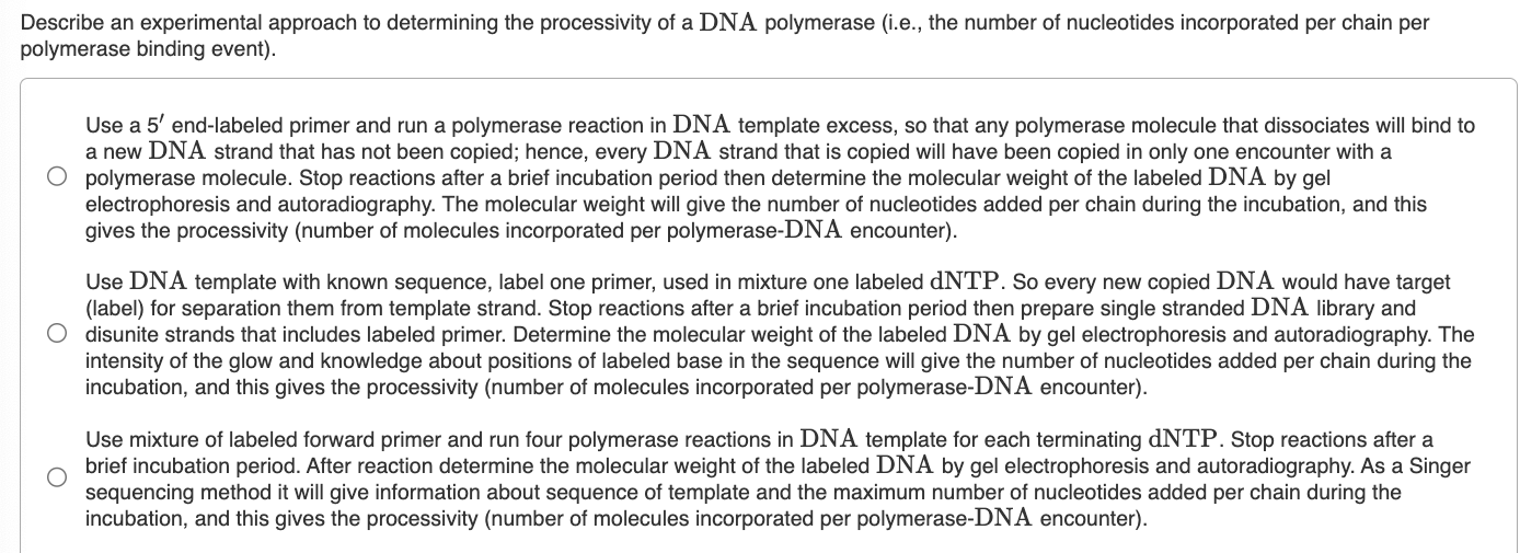 escribe an experimental approach to determining the | Chegg.com