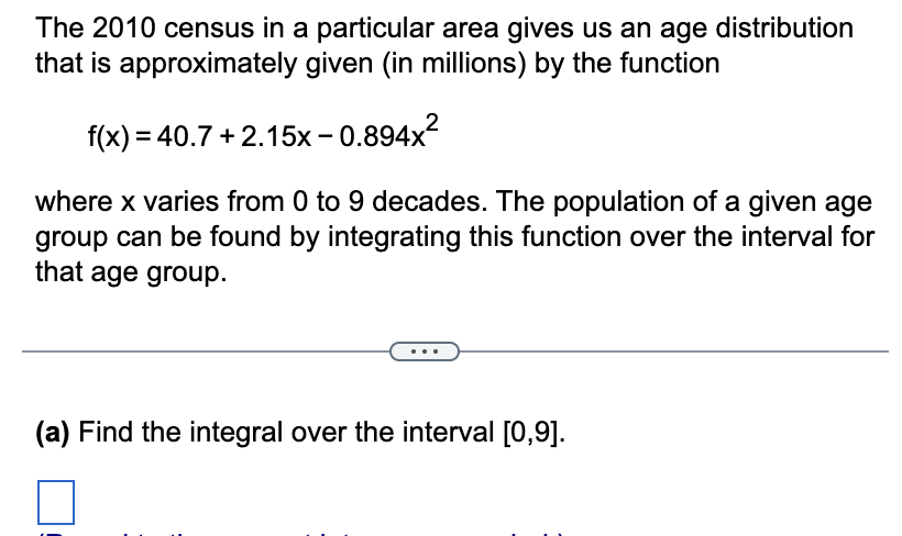 Solved where x varies from 0 to 9 decades. The population of | Chegg.com