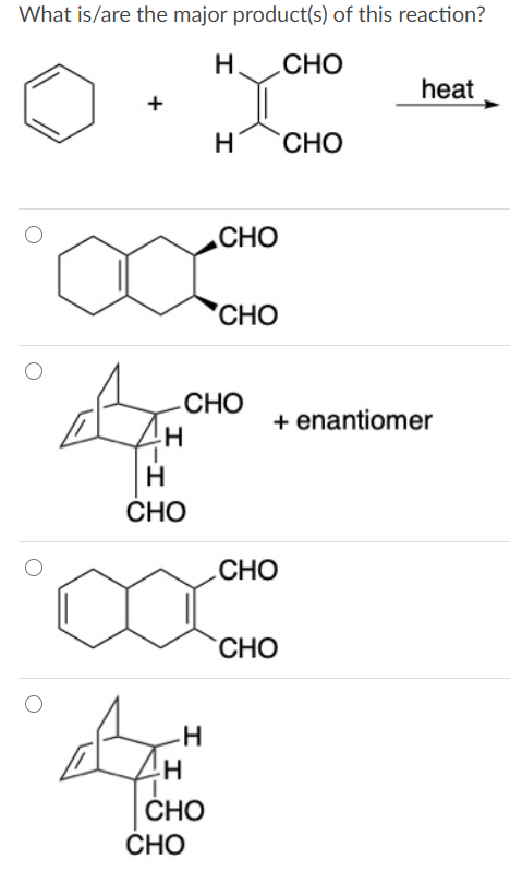 Solved What is/are the major product(s) of this reaction? I | Chegg.com