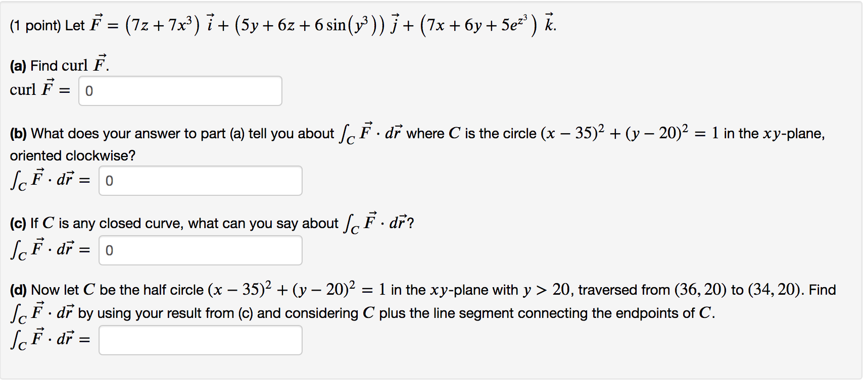 Solved A, B, And C Are Correct.... Answers Are 0. I Need The | Chegg.com