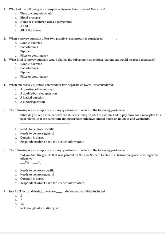 Solved Which of the following are examples of | Chegg.com