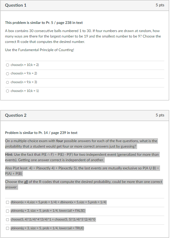 This problem is similar to Pr. 5 / page 238 in text A | Chegg.com