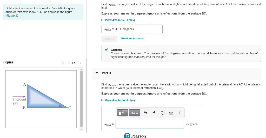 Solved Find αmaxαmaxalpha_max, the largest value the angle | Chegg.com