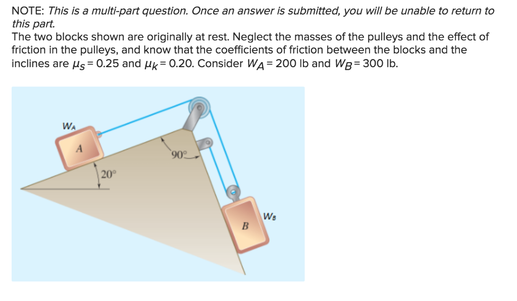 Solved Determine The Acceleration Of Each Block Chegg Solved Determine The Acceleration Of Each Block Chegg